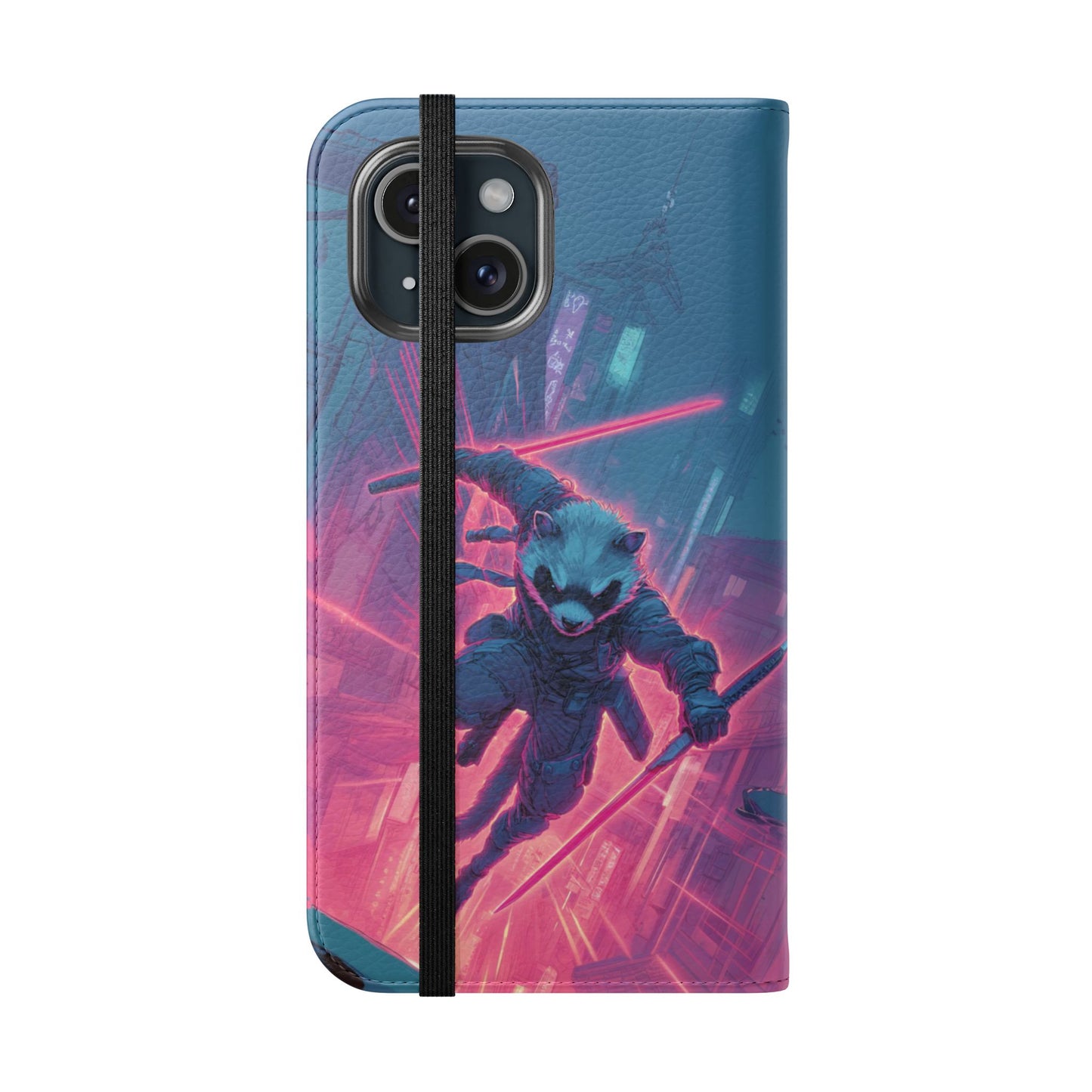 Cyberpunk Ferret - Wallet Flip Case
