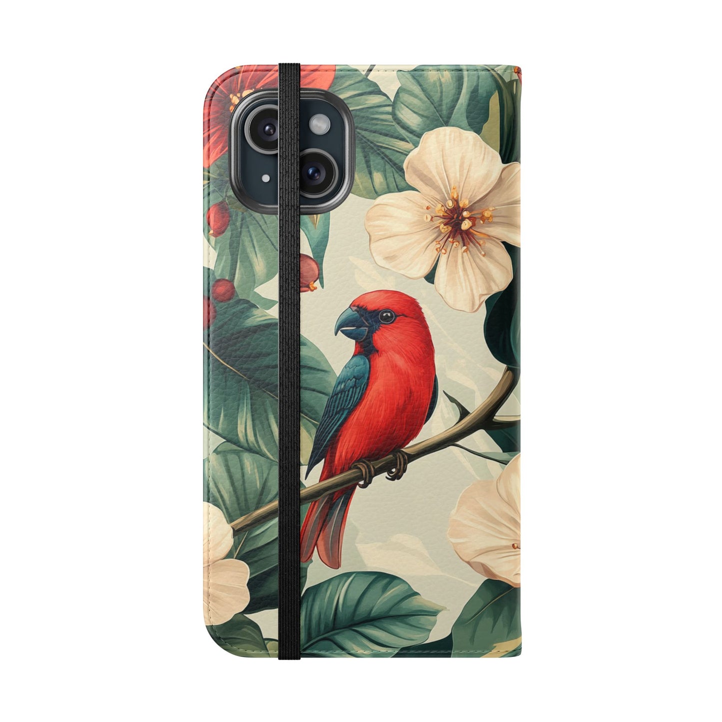 Scarlet Songbird - Wallet Flip Case
