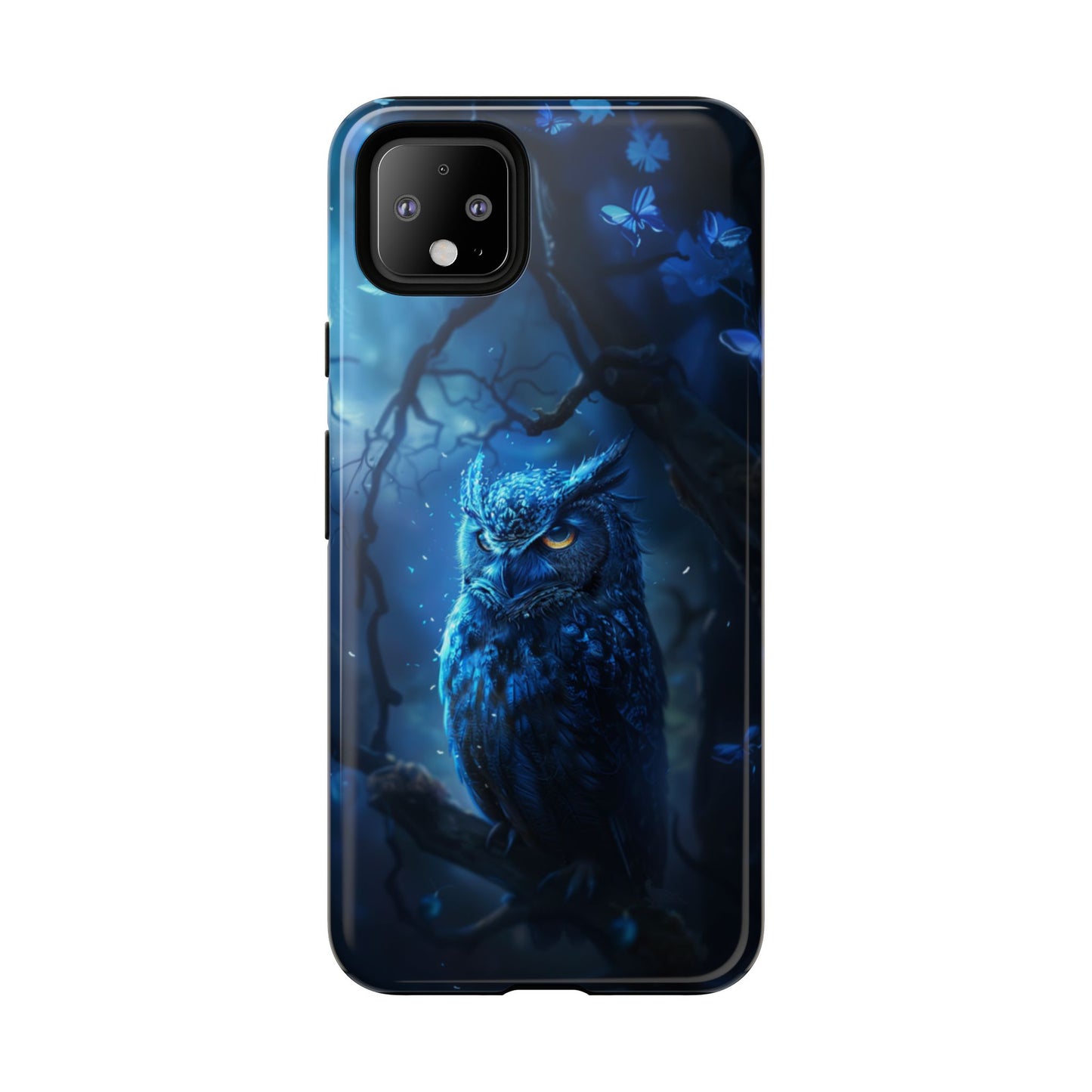 Azure Nocturne Owl – Tough Google Pixel Case