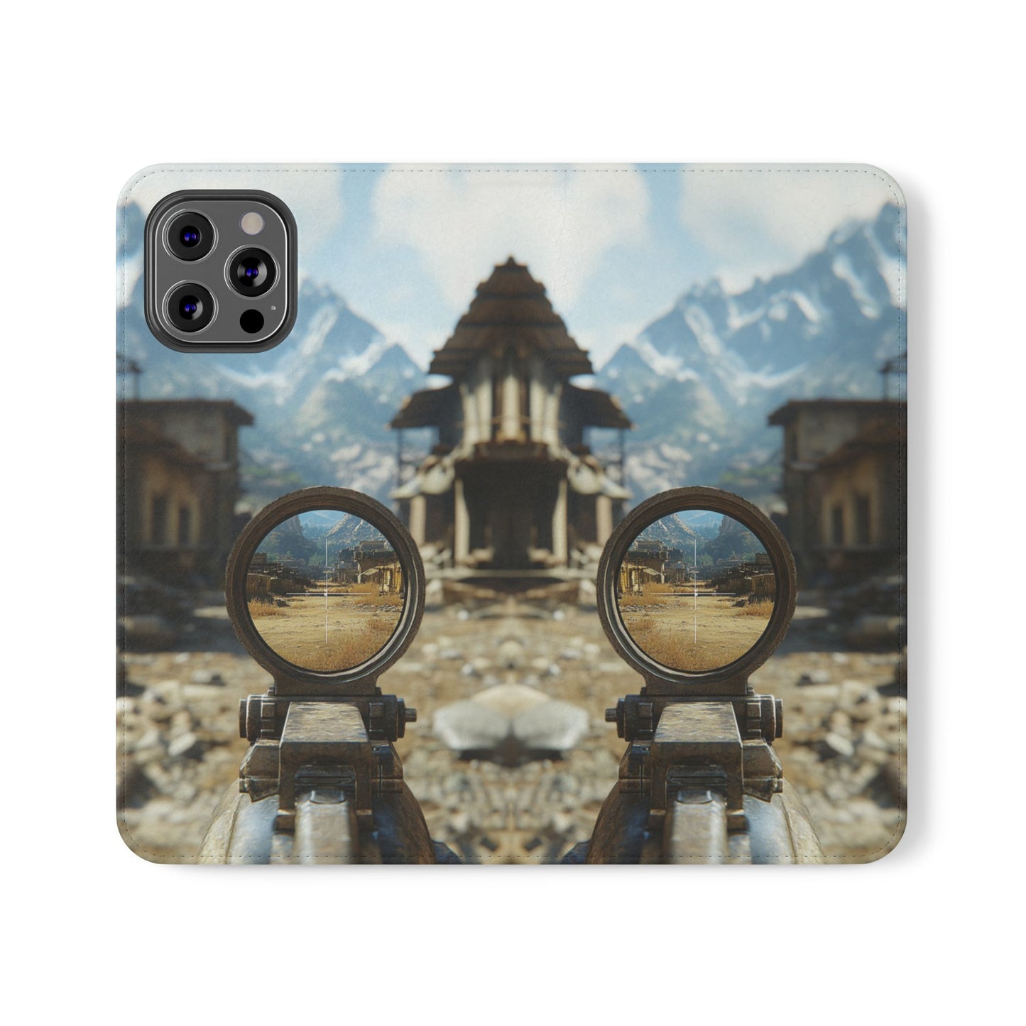 Desert Sniper Focus - Wallet Flip Case