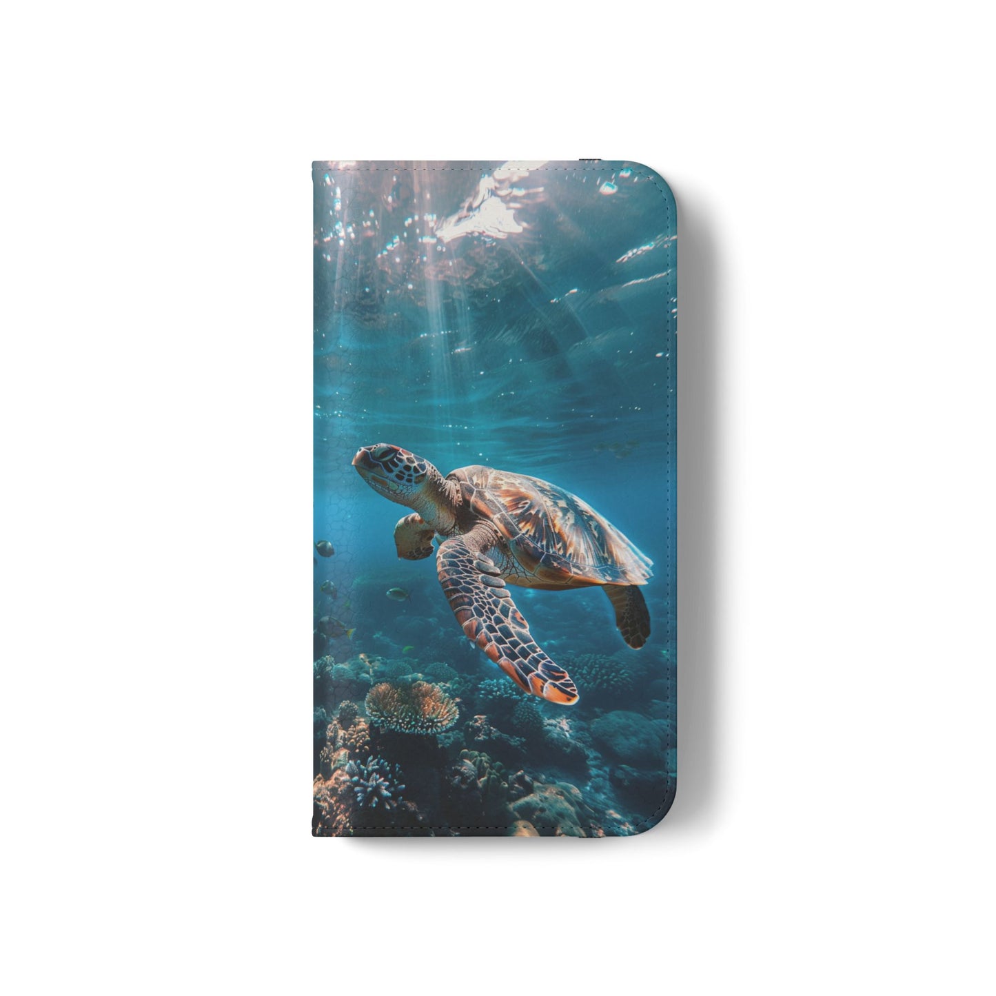 Ocean Guardian Sea Turtle - Wallet Flip Case