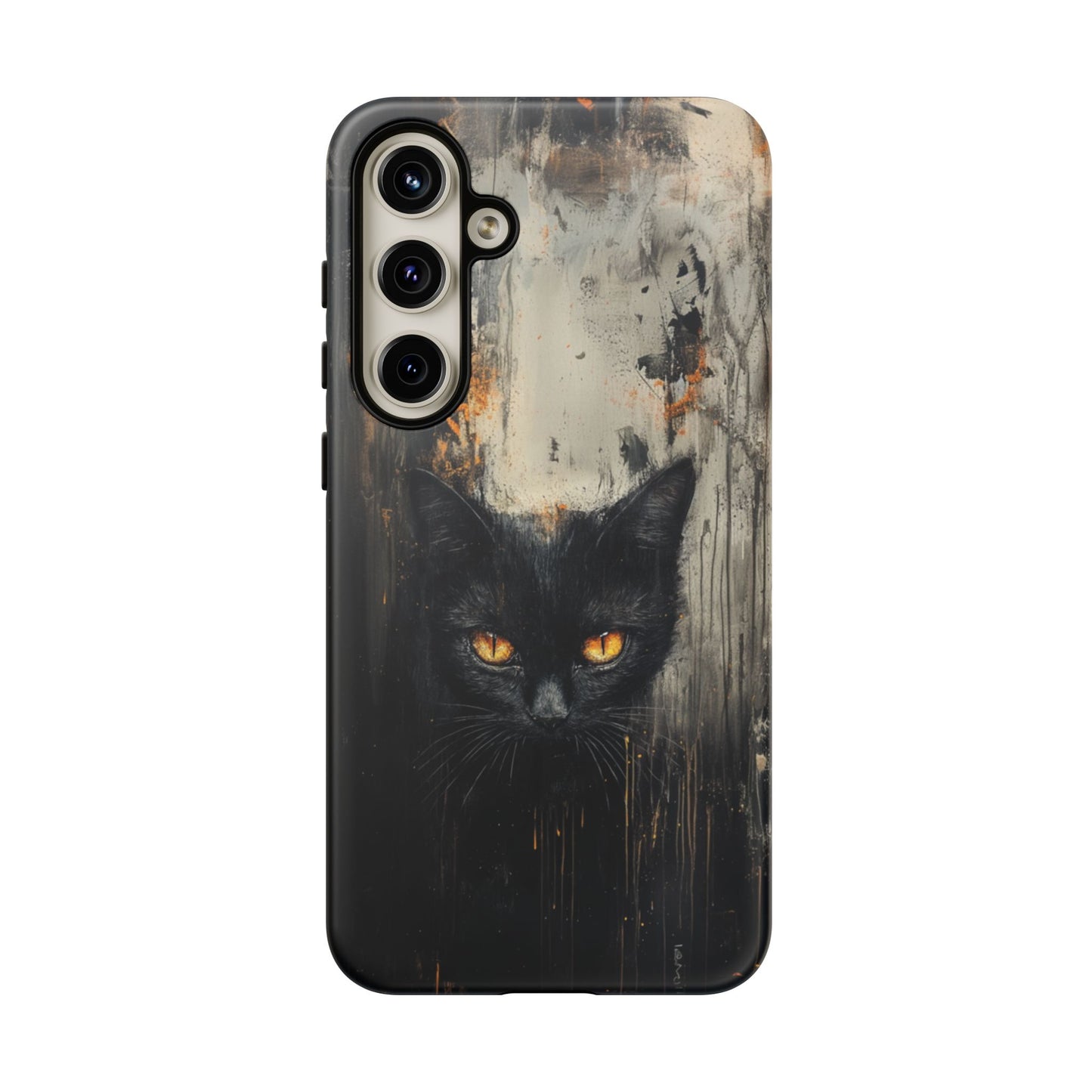 Enigmatic Black Cat Phone Case - iPhone, Google Pixel, Samsung Galaxy