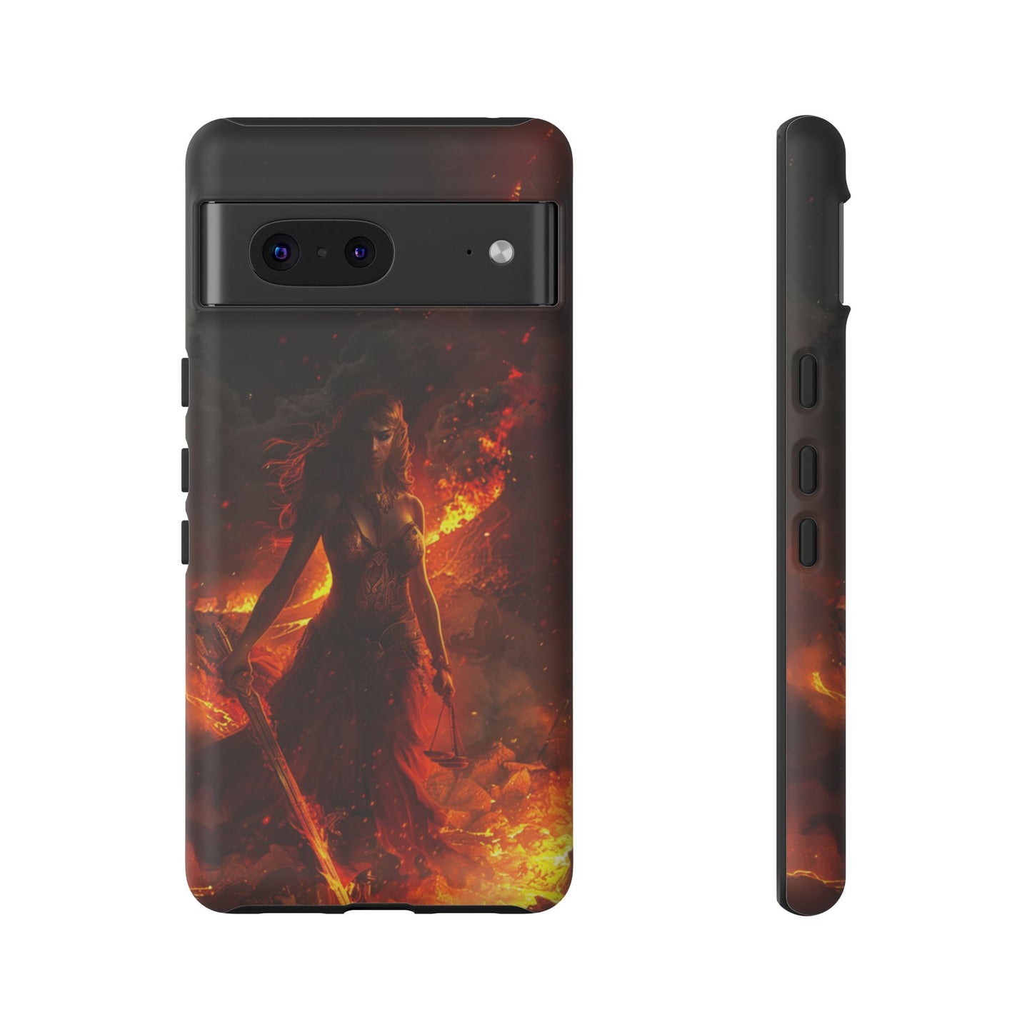 Fiery Goddess Nemesis Phone Case - iPhone, Google Pixel, Samsung Galaxy