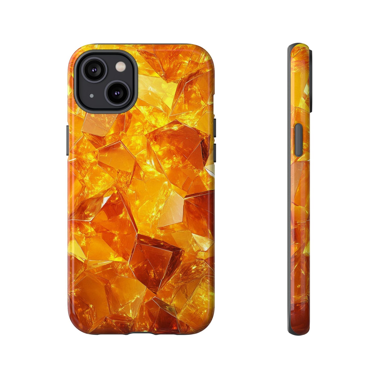 Amber Crystal Shards – Tough iPhone Case