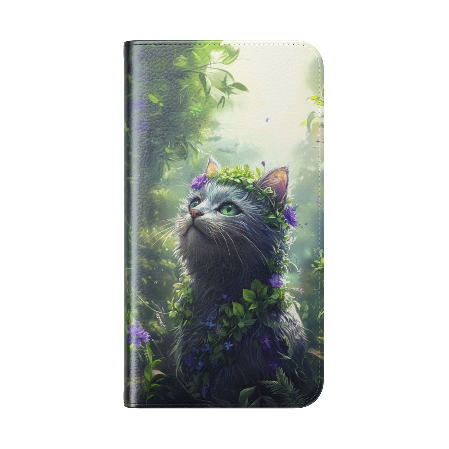 Forest Spirit Cat - Wallet Flip Case