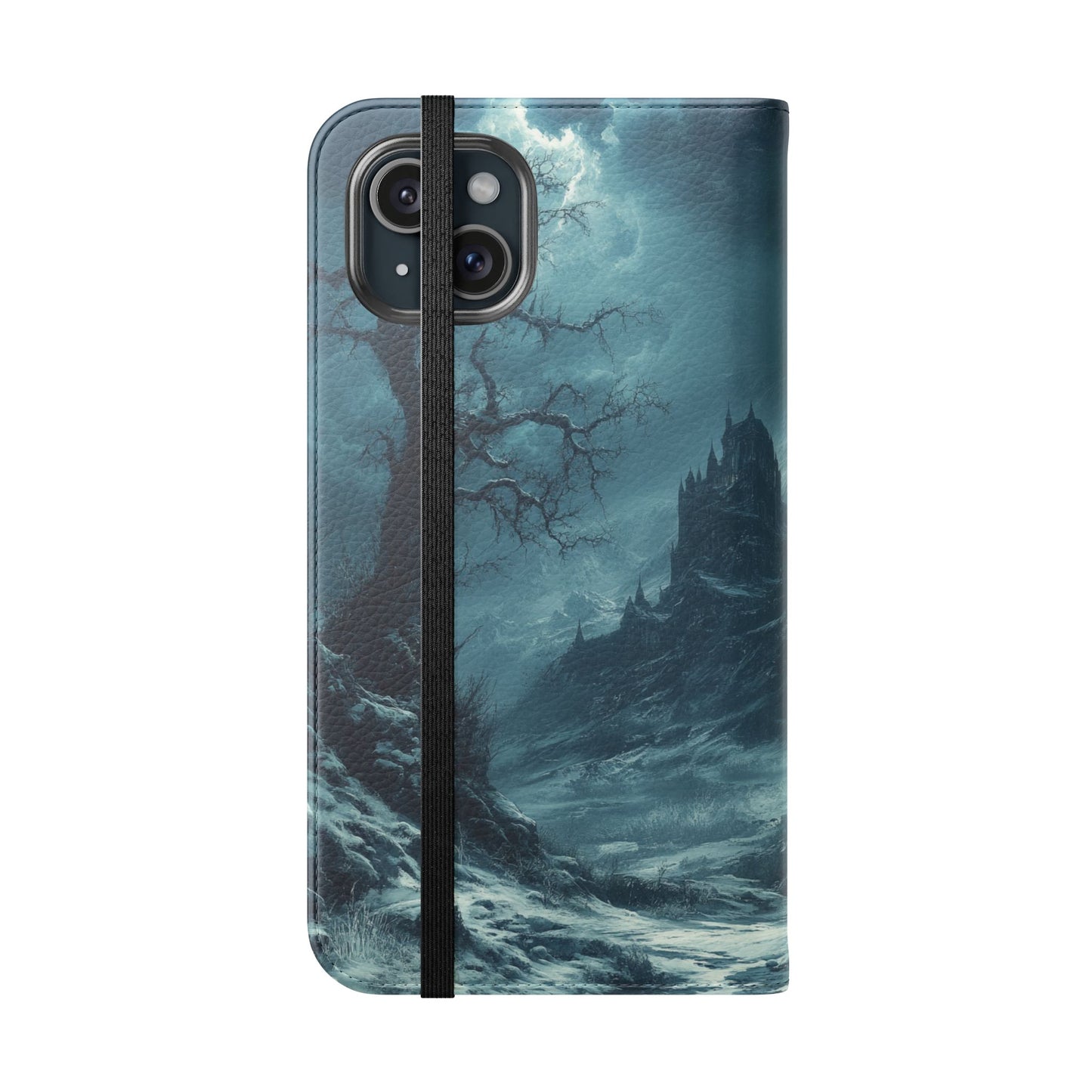 Stormy Castle - Wallet Flip Case
