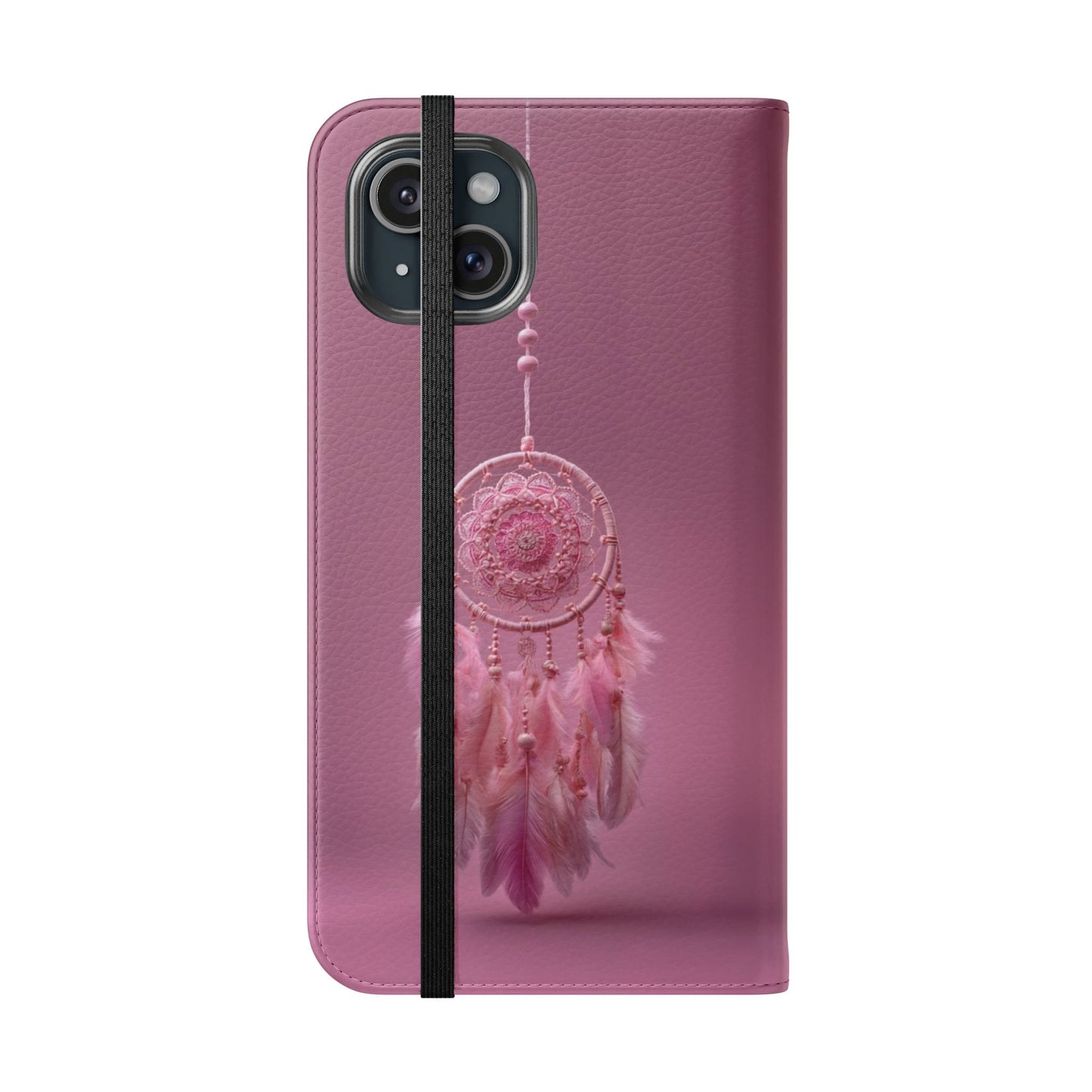 Pink Lace Dreamcatcher - Wallet Flip Case