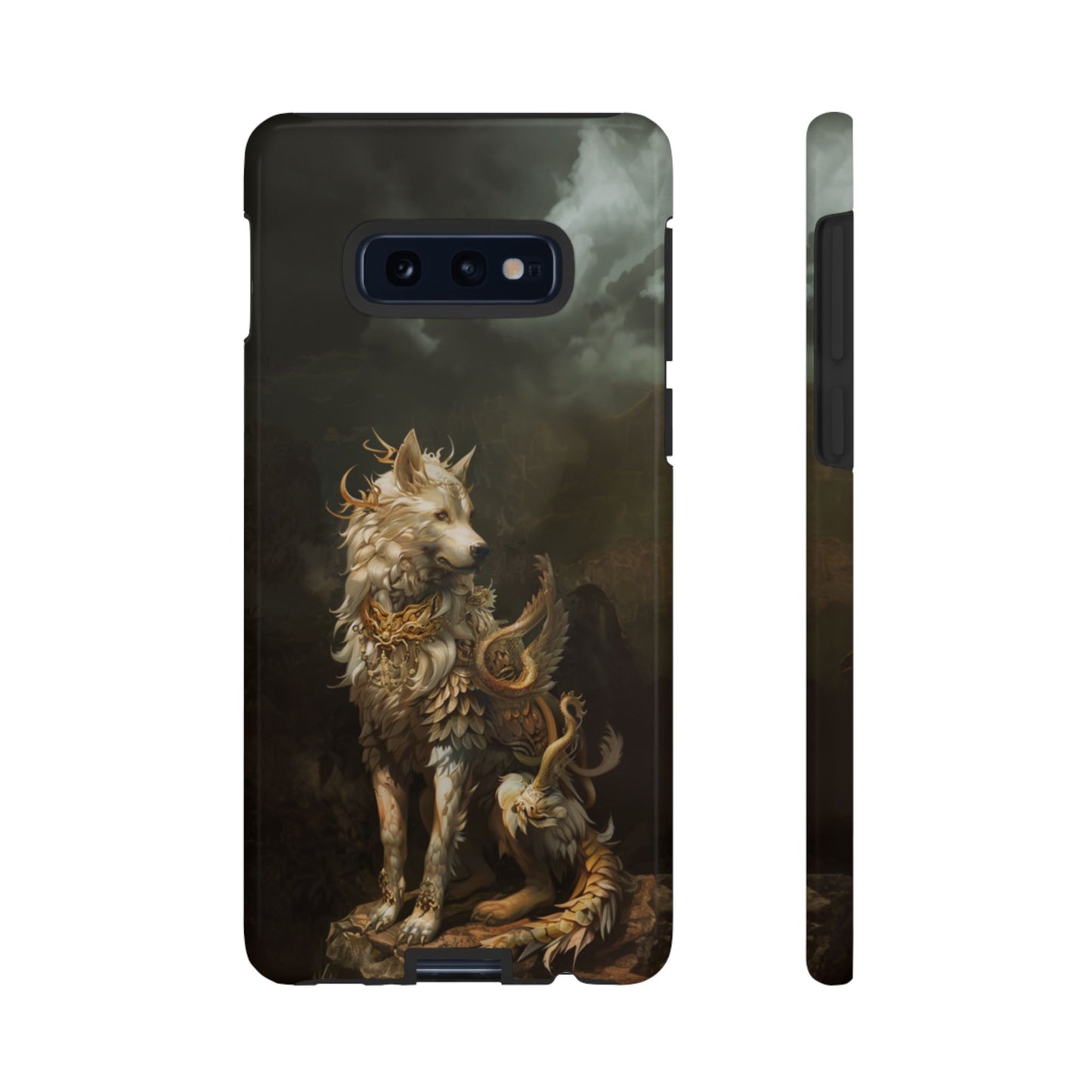 Antlered Wolf Guardian - Tough Samsung Galaxy Case