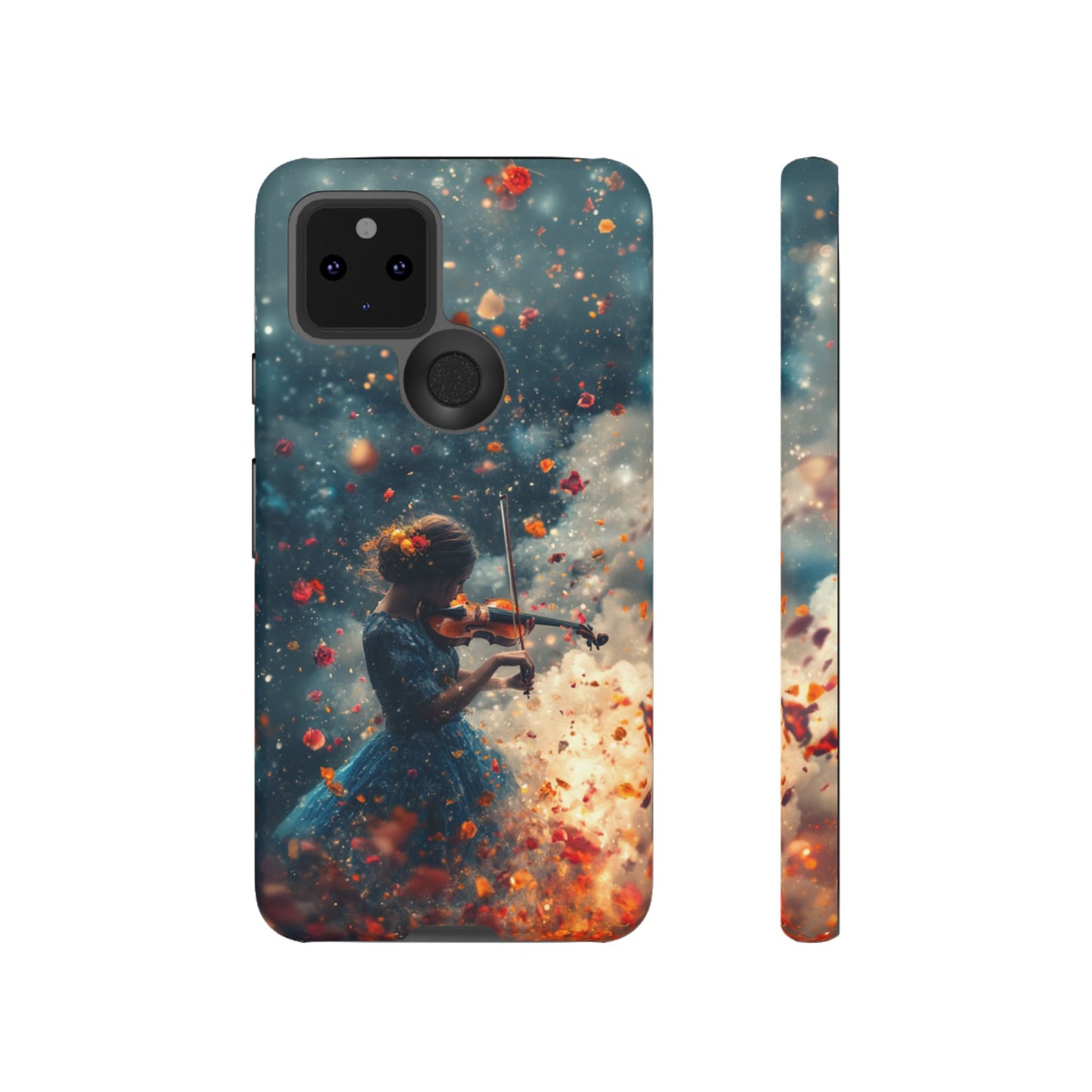 Petal Breeze Violinist Phone Case - iPhone, Google Pixel, Samsung Galaxy