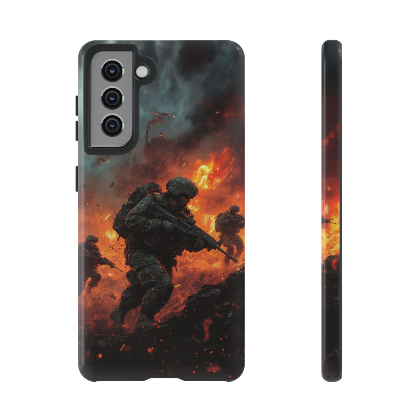 Epic Battlefield Soldier Phone Case - iPhone, Google Pixel, Samsung Galaxy