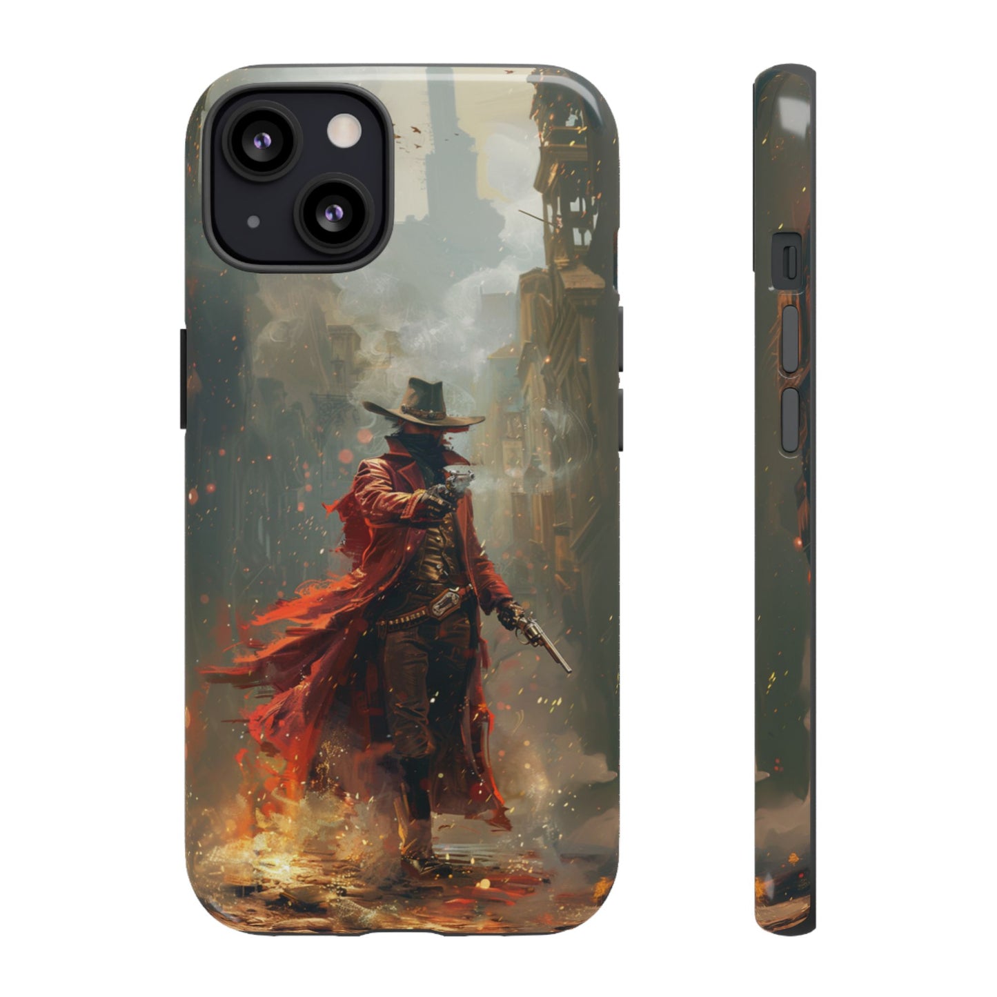 Crimson Gunslinger – Tough iPhone Case