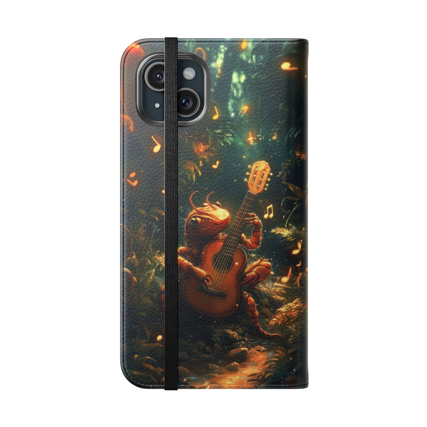 Serenade Forest Guitarist - Wallet Flip Case