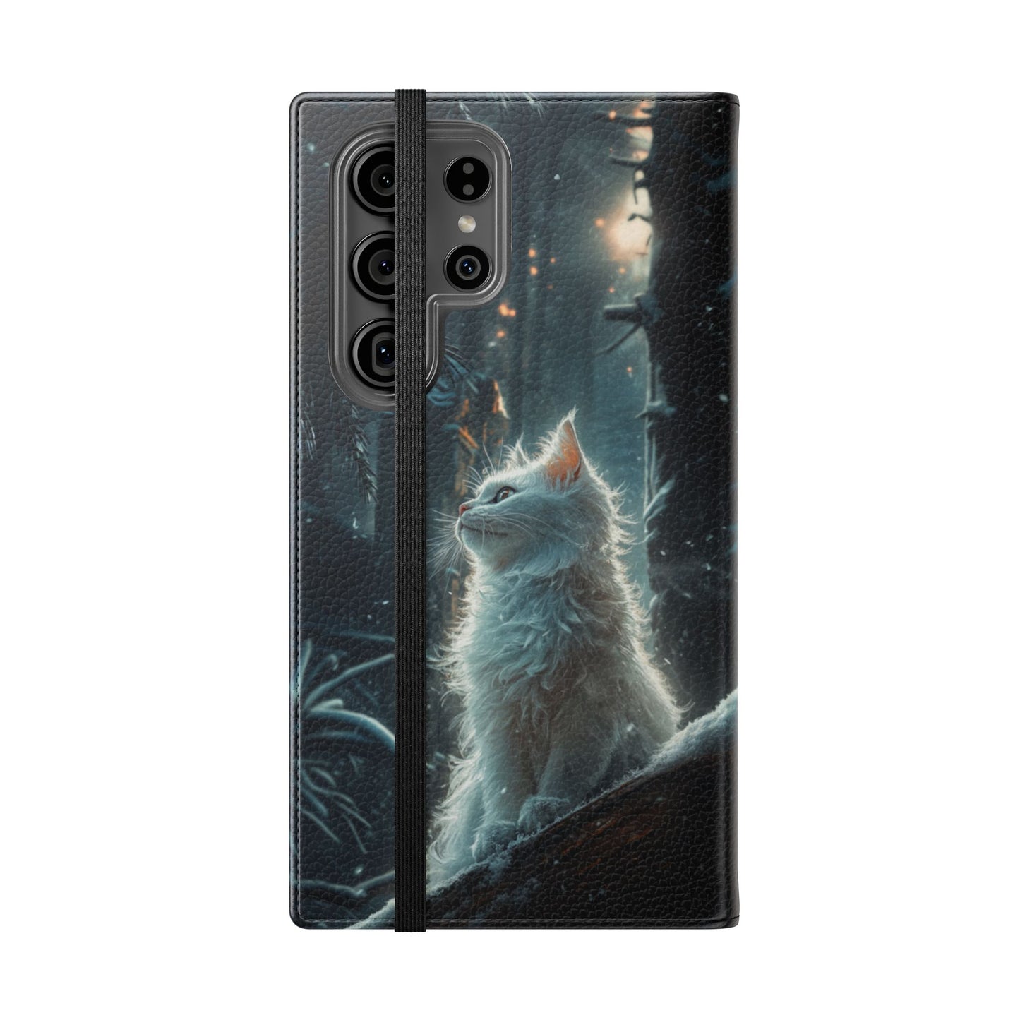 Winter Spirit Cat - Wallet Flip Case