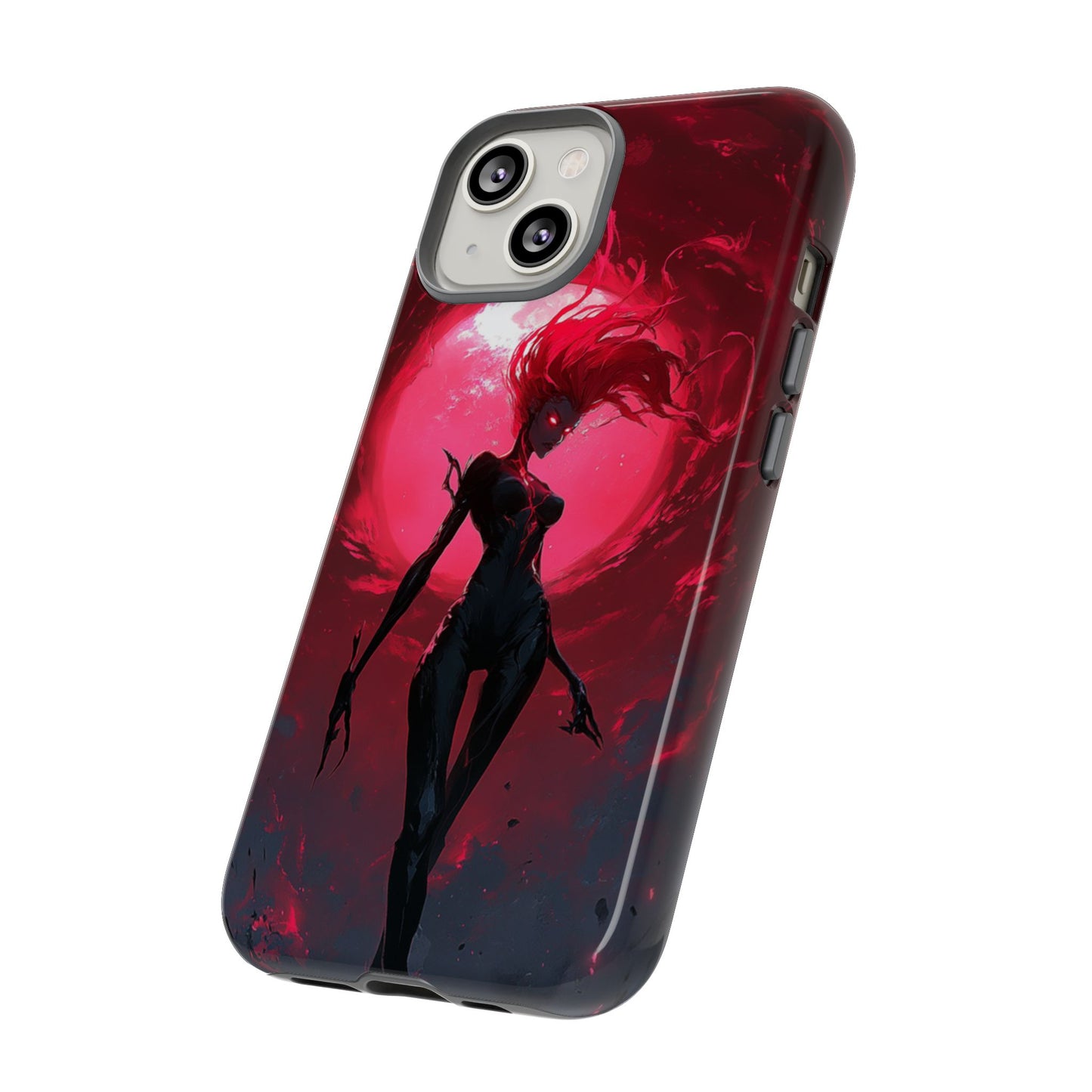 Crimson Eclipse Gothic Gaming Phone Case - iPhone, Google Pixel, Samsung Galaxy