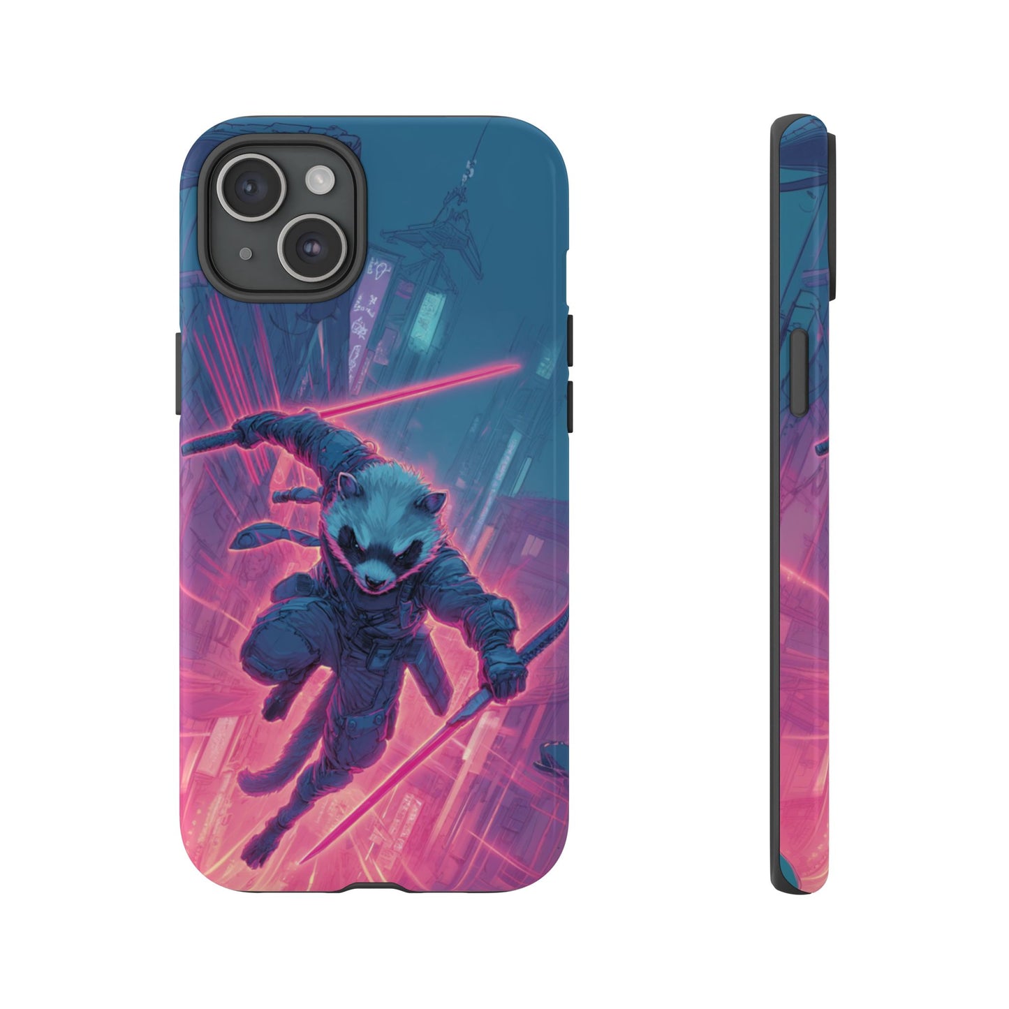 Cyberpunk Ferret - Tough iPhone Case