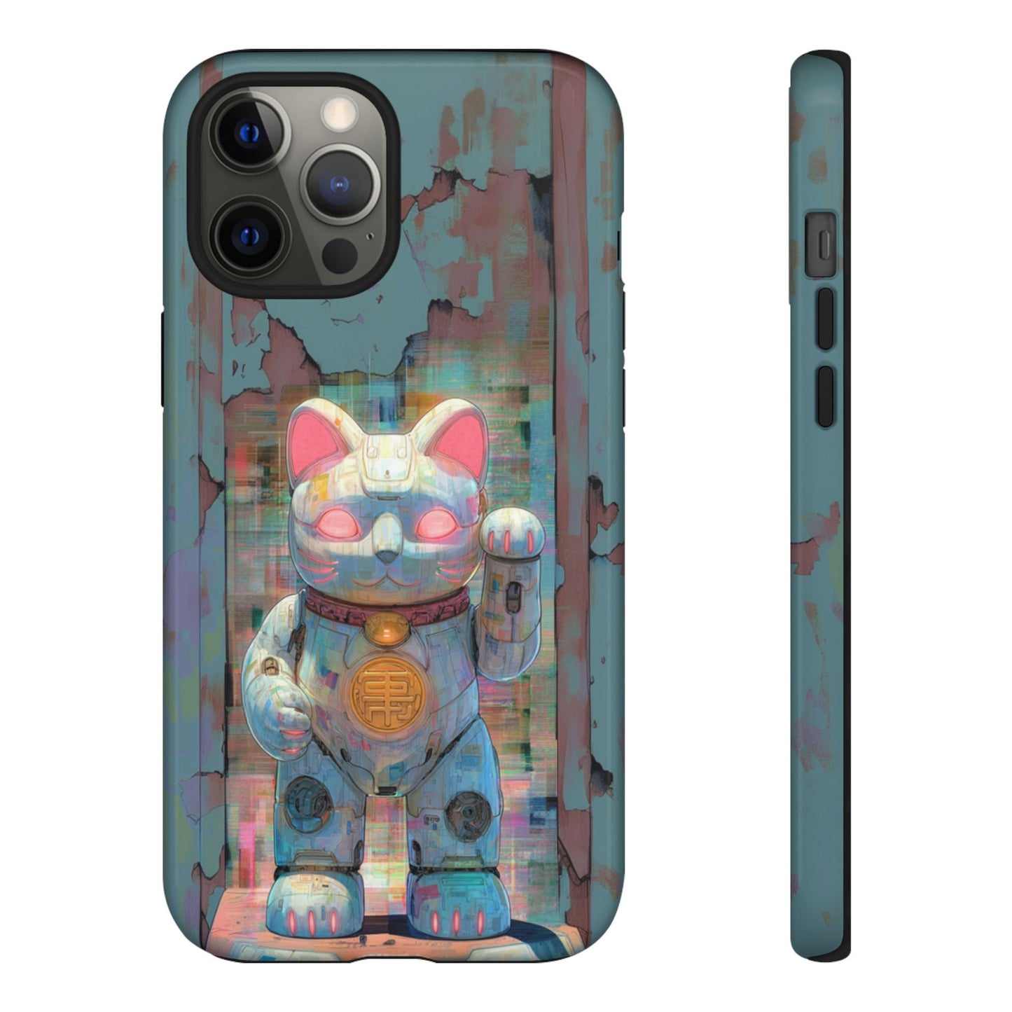 Cyber Lucky Cat - Tough iPhone Case