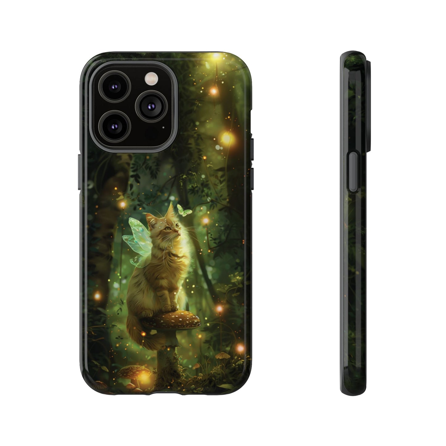 Fairy Tale Forest Cat - iPhone, Google Pixel, Samsung Galaxy