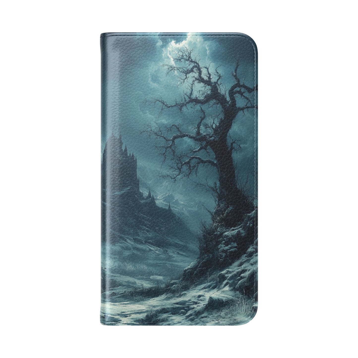Stormy Castle - Wallet Flip Case