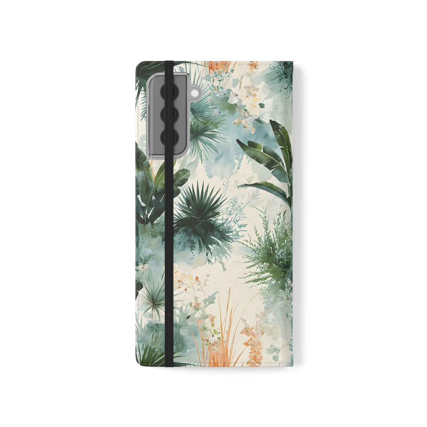 Tropical Botanical Watercolor - Wallet Flip Case