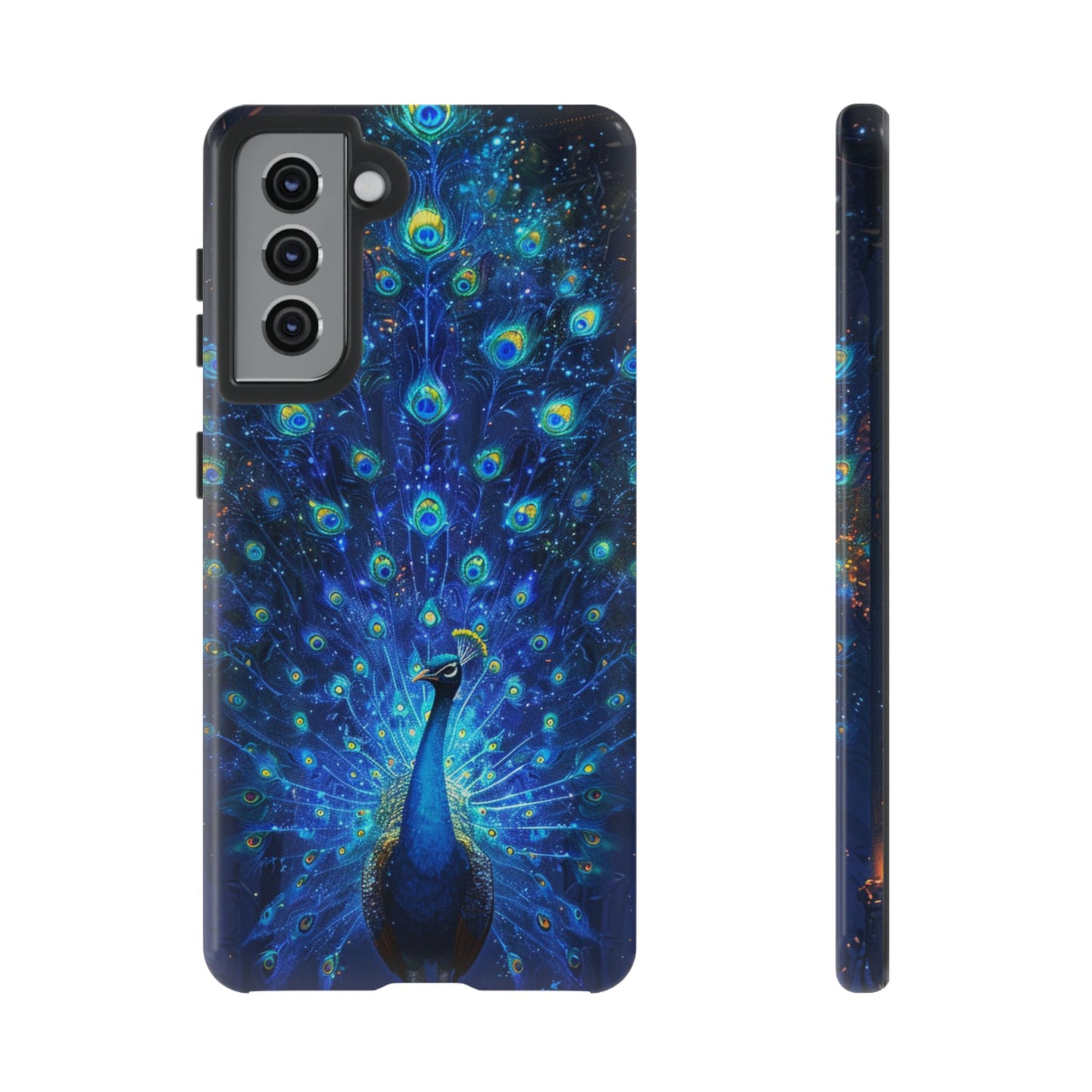 Starlit Peacock Majesty – Tough Samsung Galaxy Case