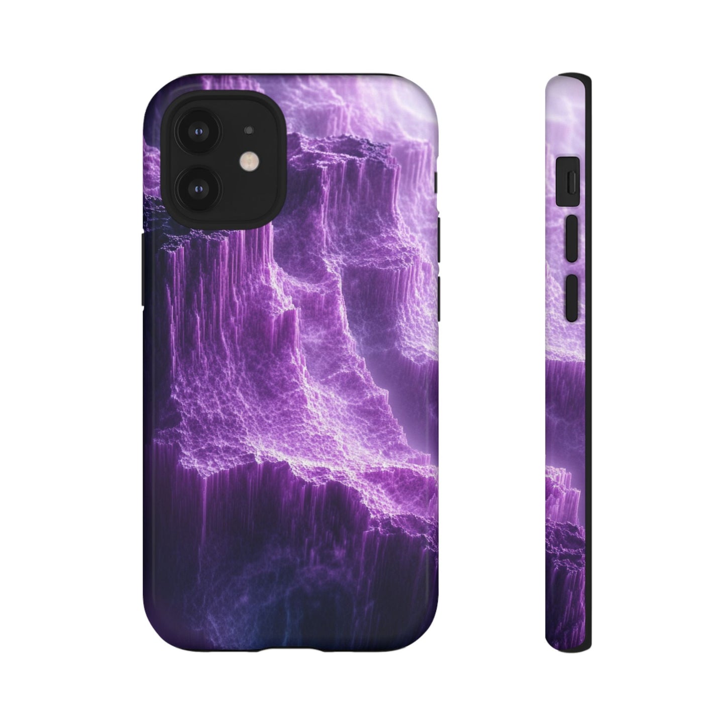 Purple Crystal Canyon - Tough iPhone Case