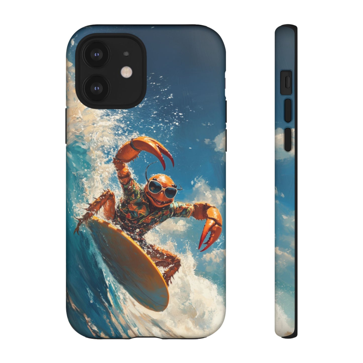 Surfing Crab - Tough iPhone Case