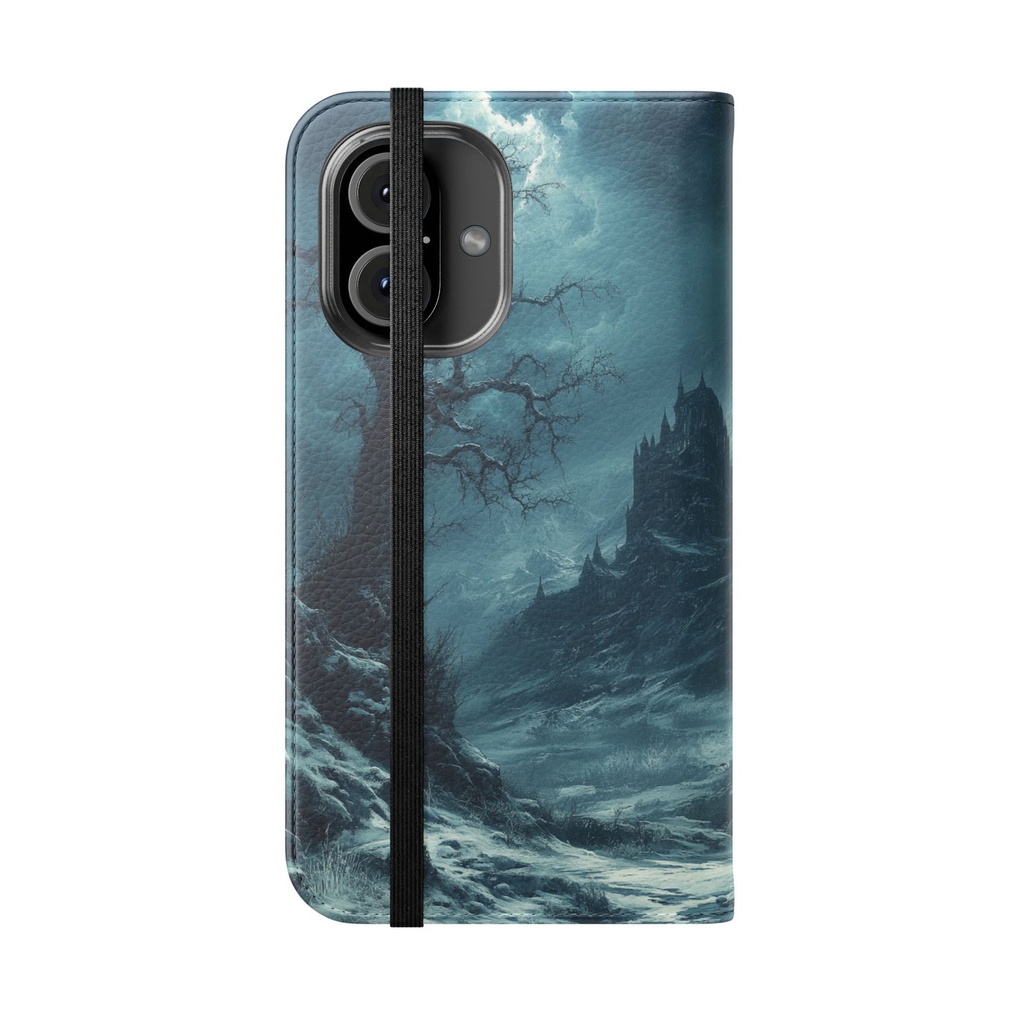 Stormy Castle - Wallet Flip Case