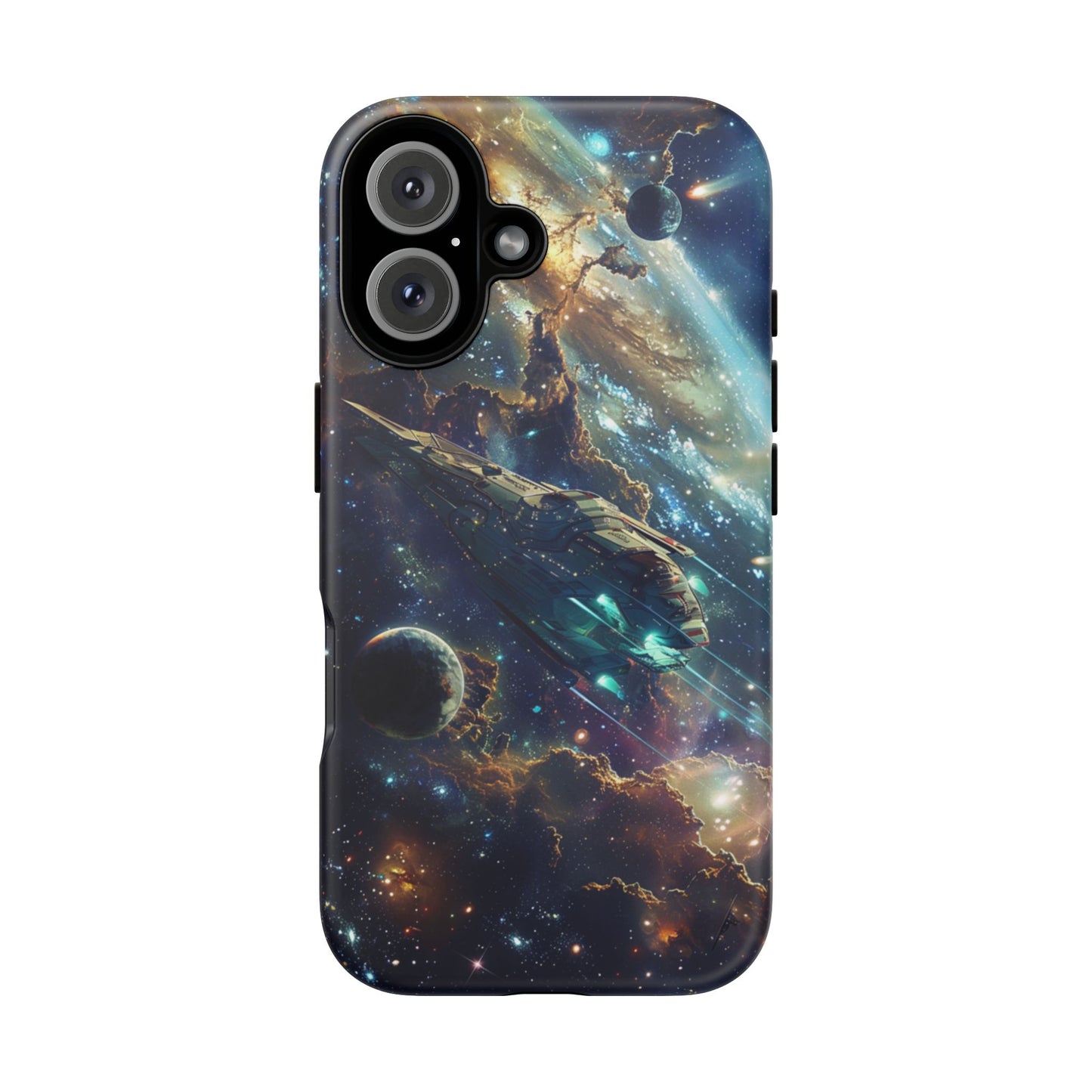 Galactic Voyage: Futuristic Spaceship - iPhone, Google Pixel, Samsung Galaxy