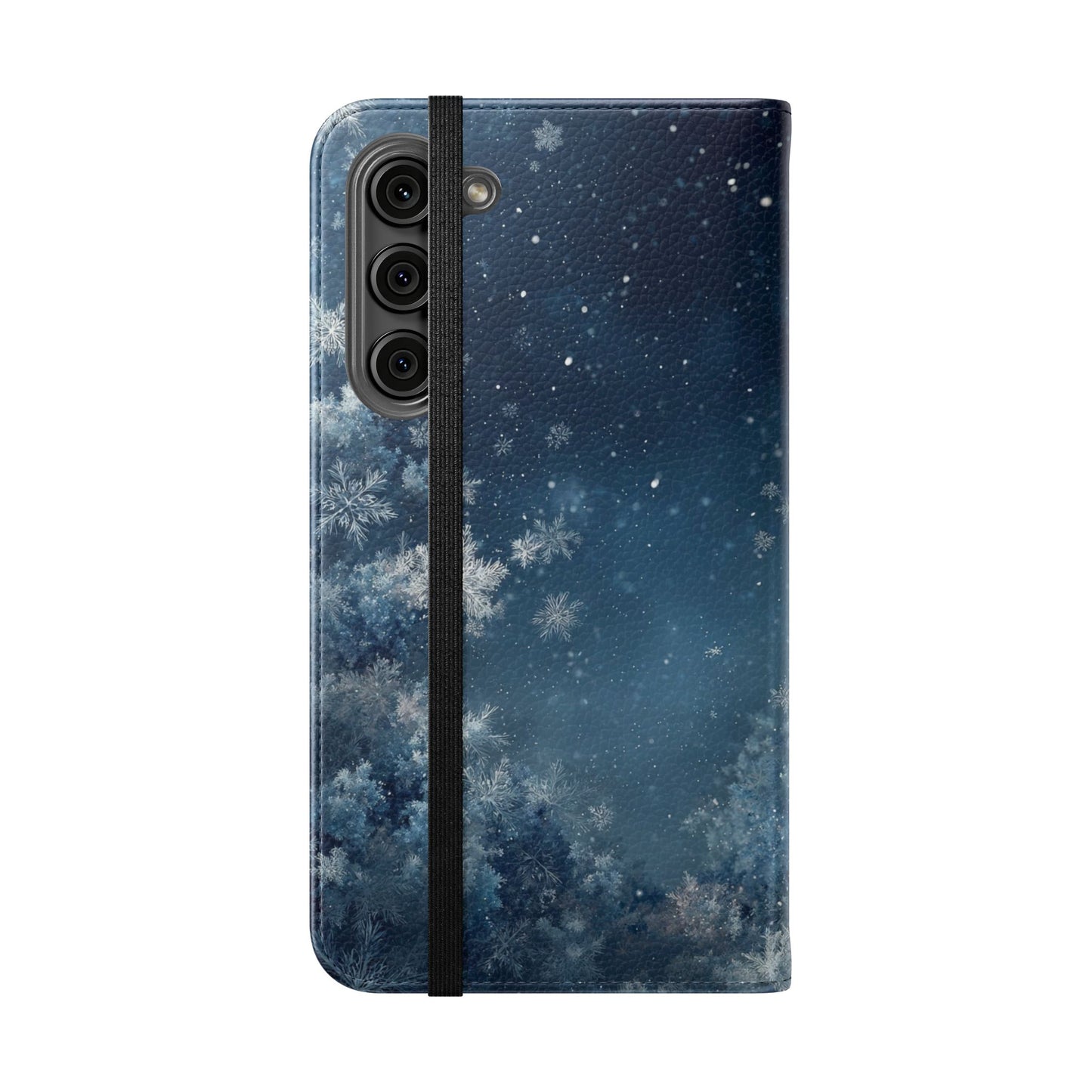 Winter Snowflakes - Wallet Flip Case