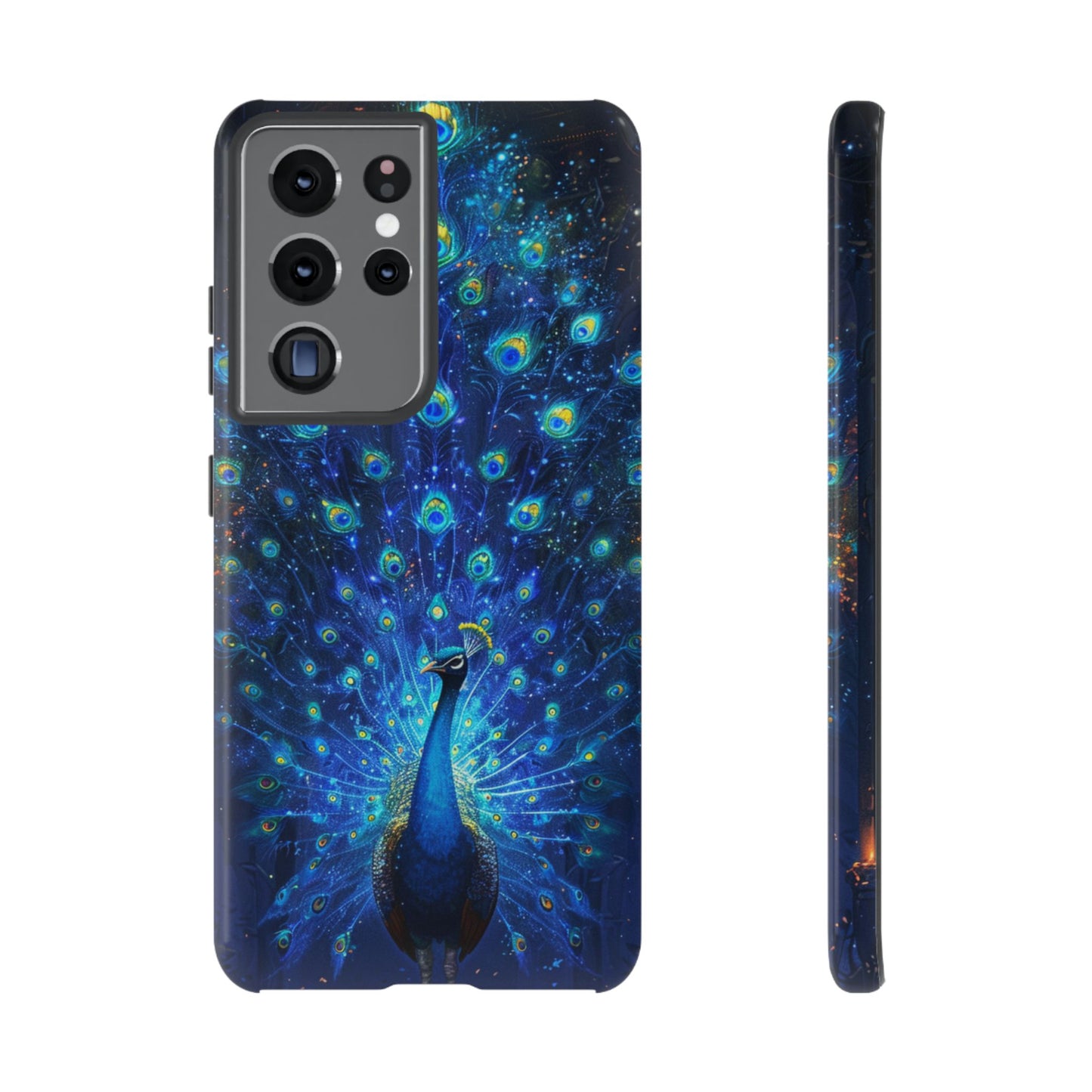 Starlit Peacock Majesty – Tough Samsung Galaxy Case