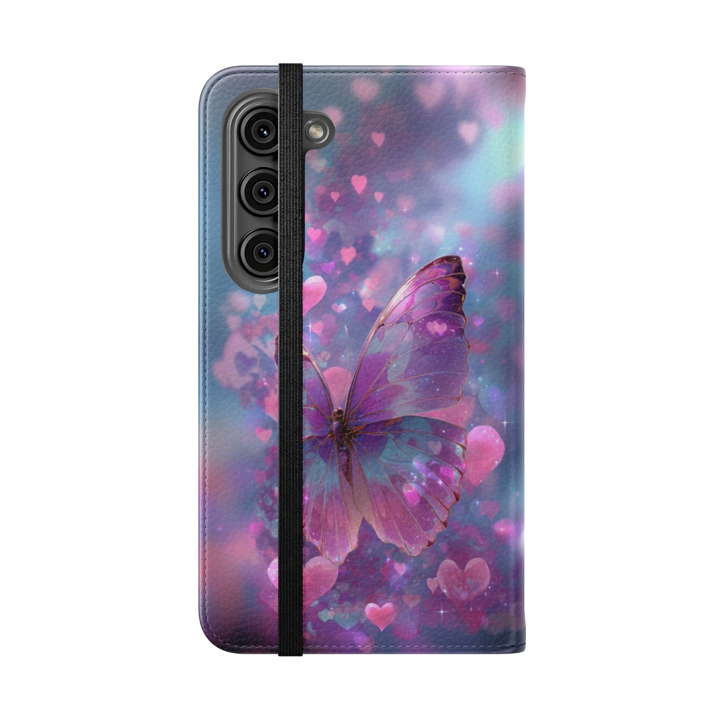 Cupid's Flutter Butterfly - Wallet Flip Case