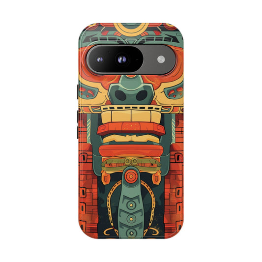 Aztec Totem Mask - Tough Google Pixel Case