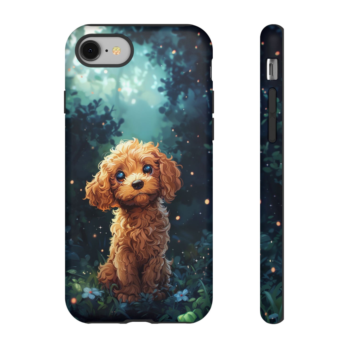 Forest Poodle - Tough iPhone Case