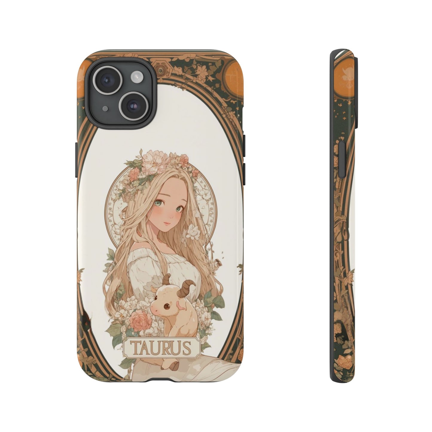 Taurus Floral Maiden - Tough iPhone Case