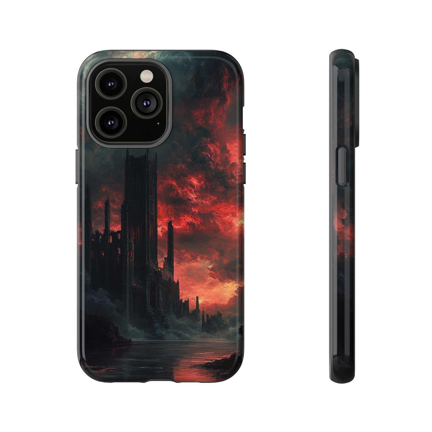 Crimson Dread Citadel – Tough iPhone Case
