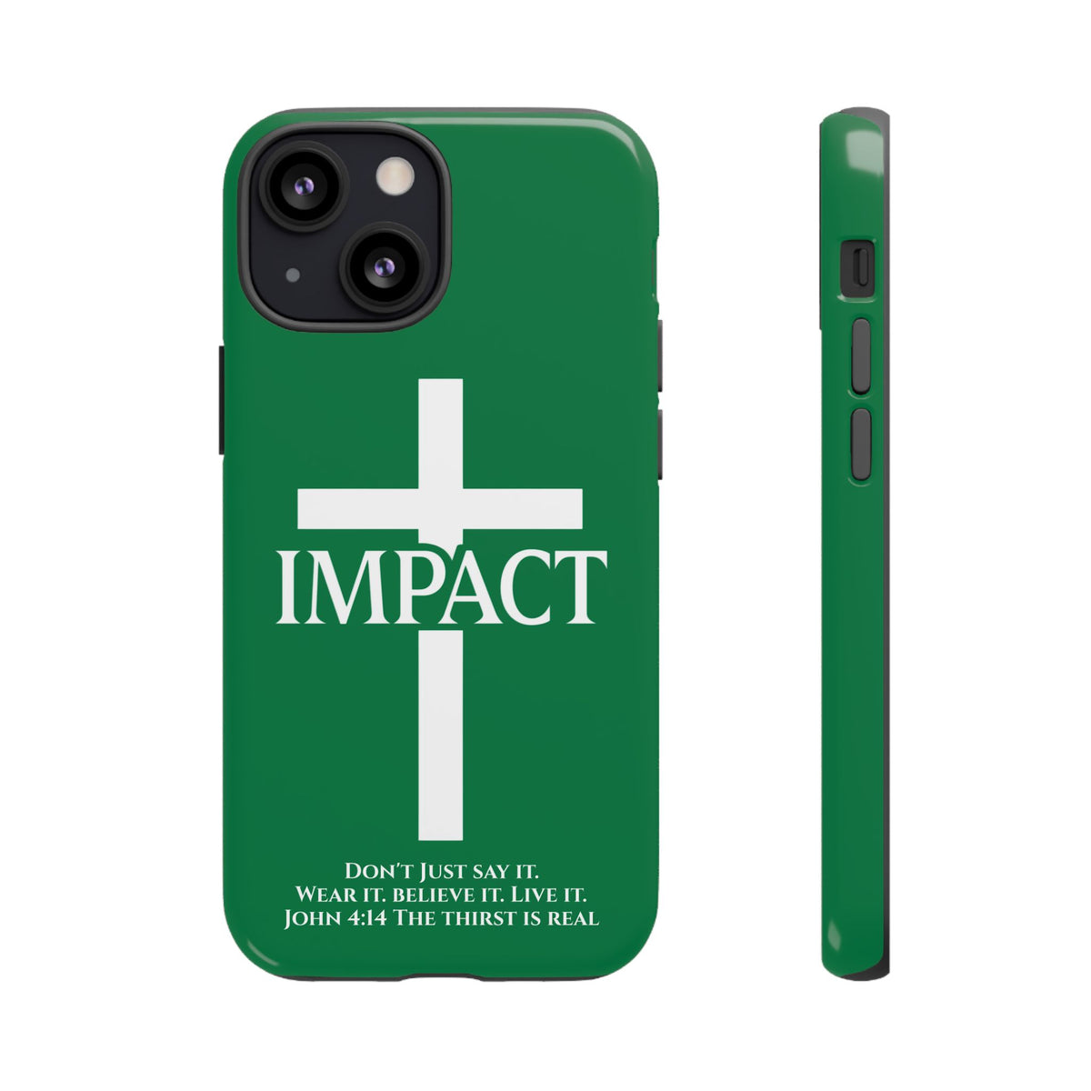 Impact Green - Tough iPhone Case