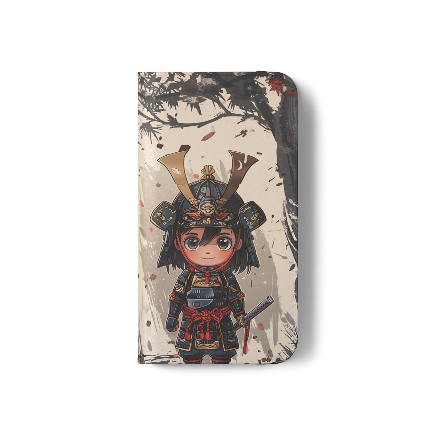 Chibi Samurai - Wallet Flip Case
