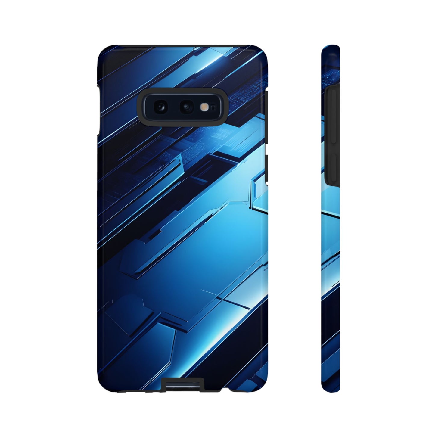 Blue Tech Matrix - Tough Samsung Galaxy Case