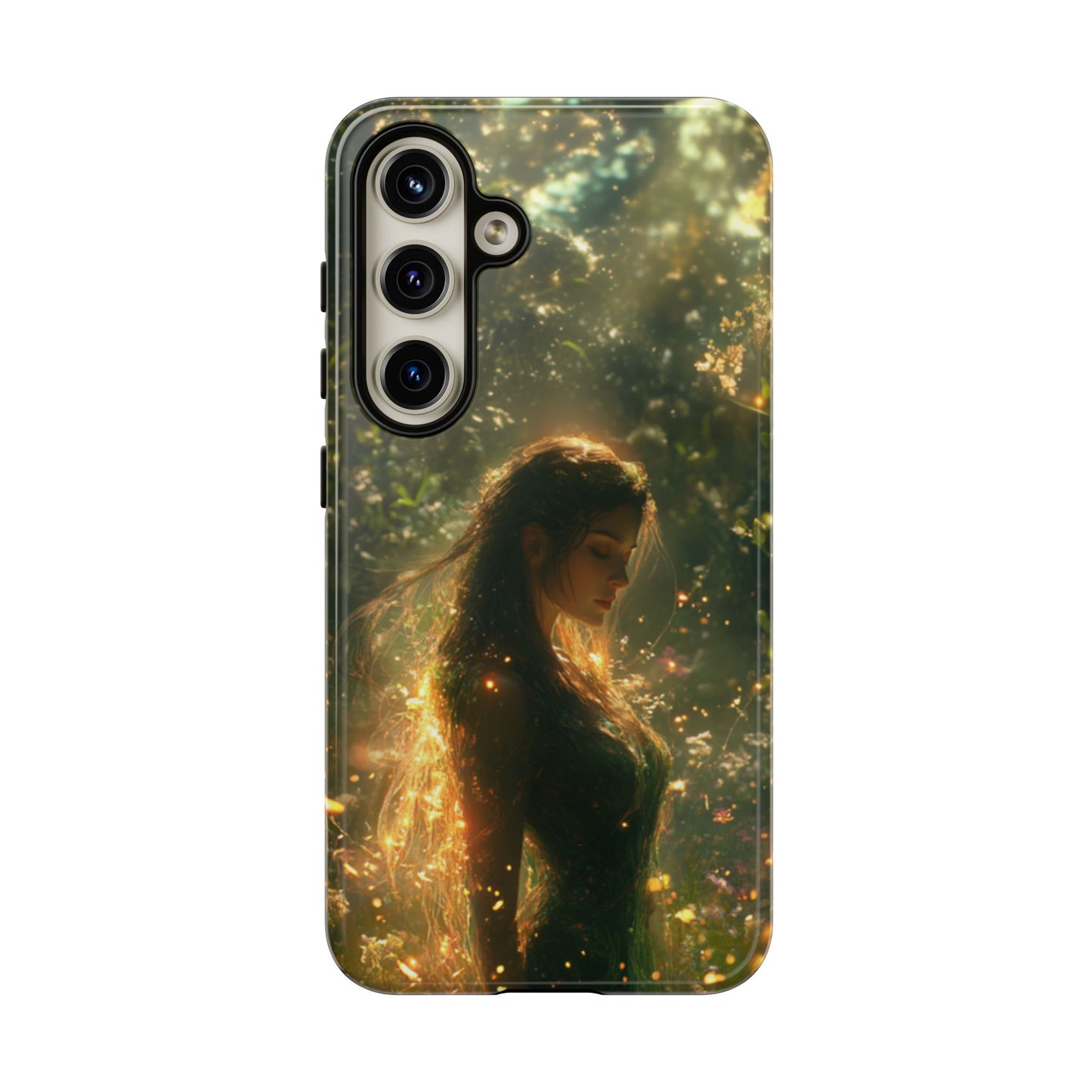 Forest Goddess Golden Light Meadow - Tough Samsung Galaxy Case