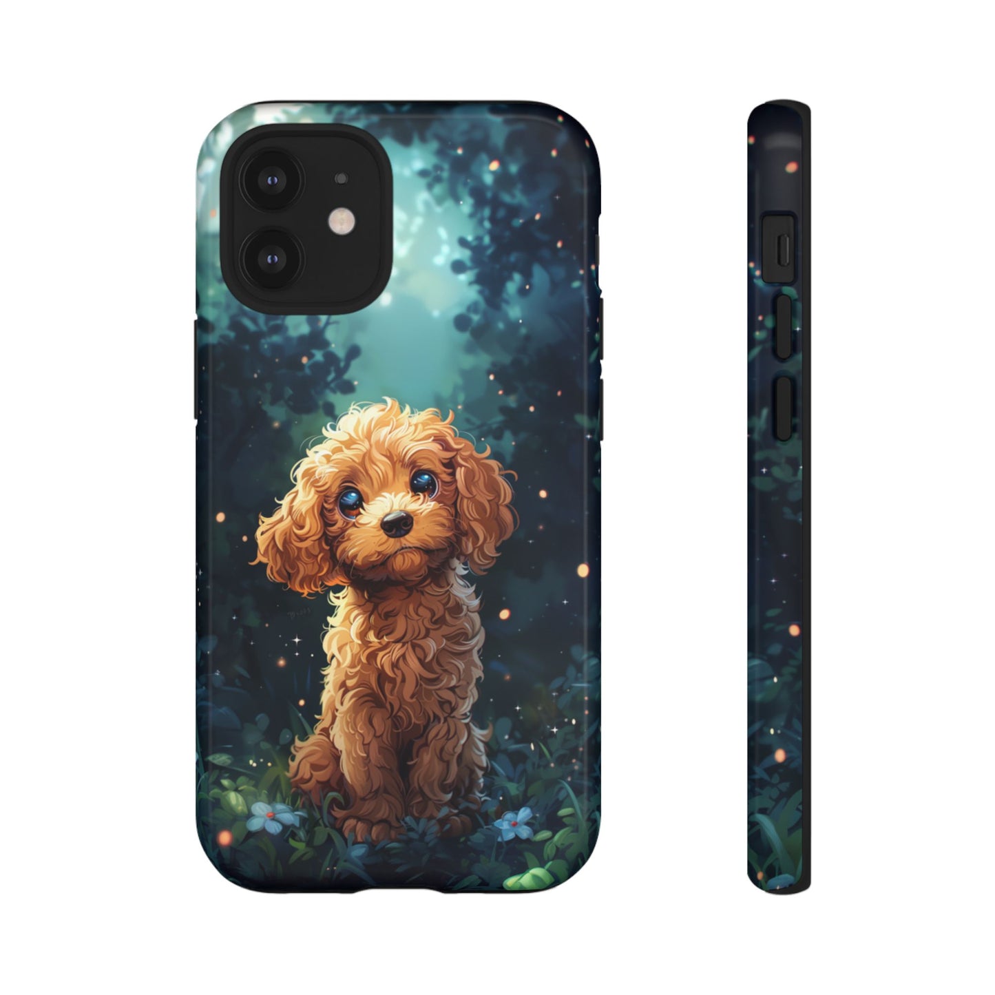 Forest Poodle - Tough iPhone Case