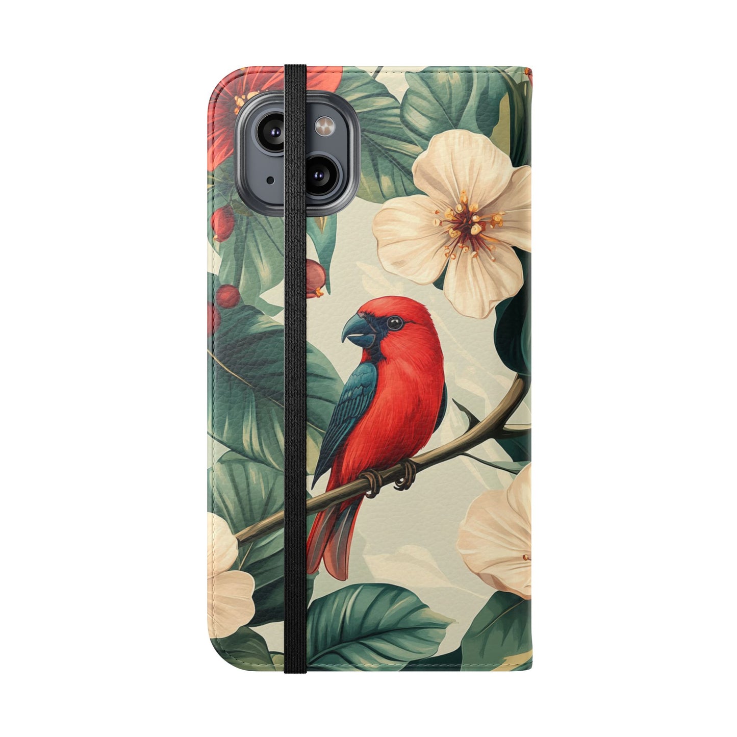 Scarlet Songbird - Wallet Flip Case