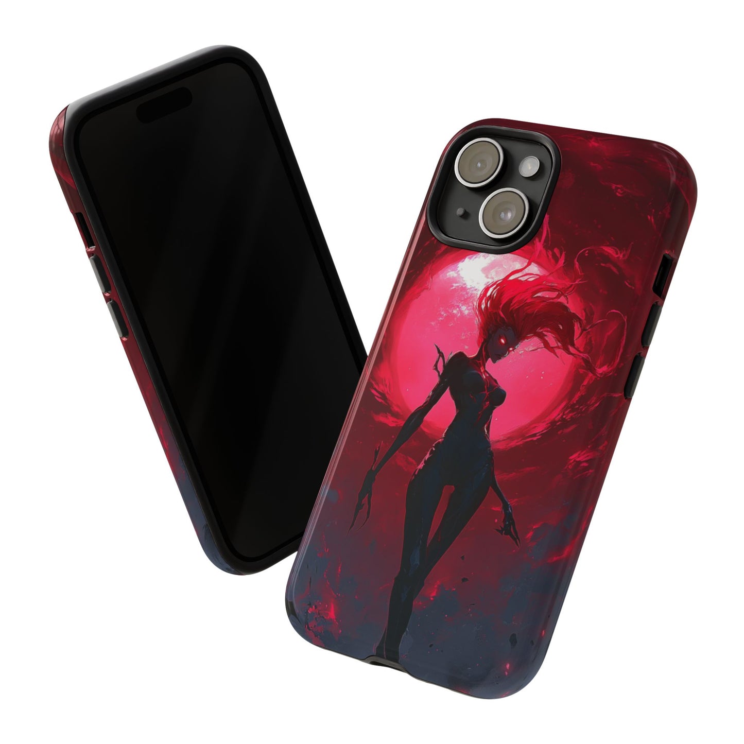 Crimson Eclipse Gothic Gaming Phone Case - iPhone, Google Pixel, Samsung Galaxy