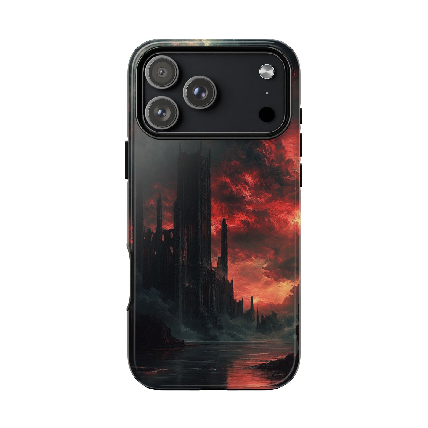 Crimson Dread Citadel – Tough iPhone Case
