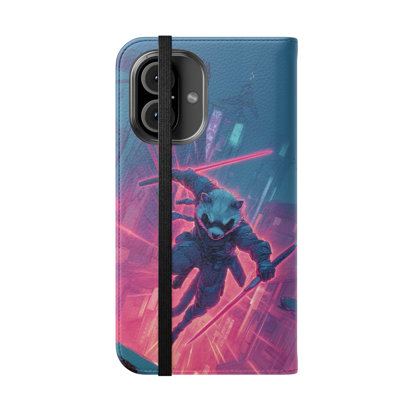 Cyberpunk Ferret - Wallet Flip Case
