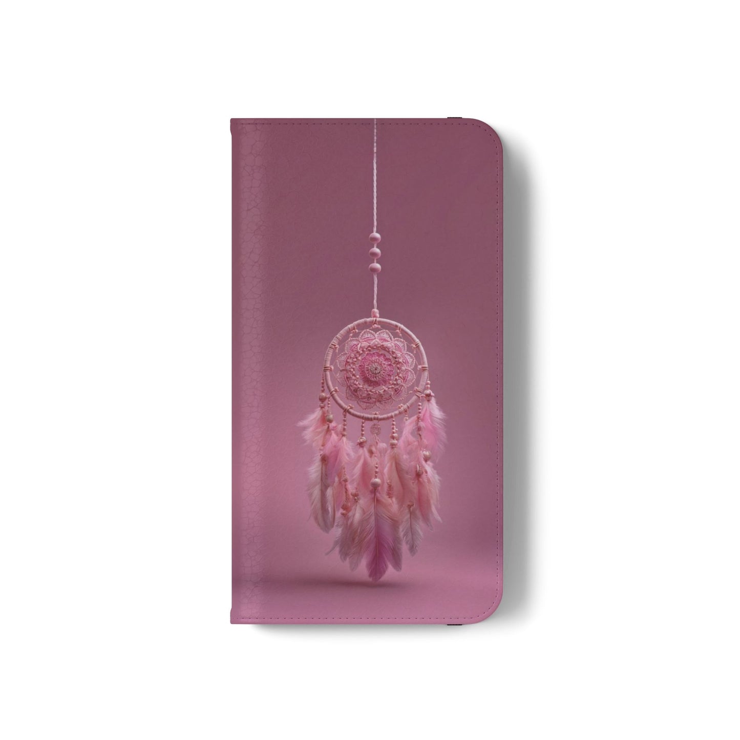 Pink Lace Dreamcatcher - Wallet Flip Case