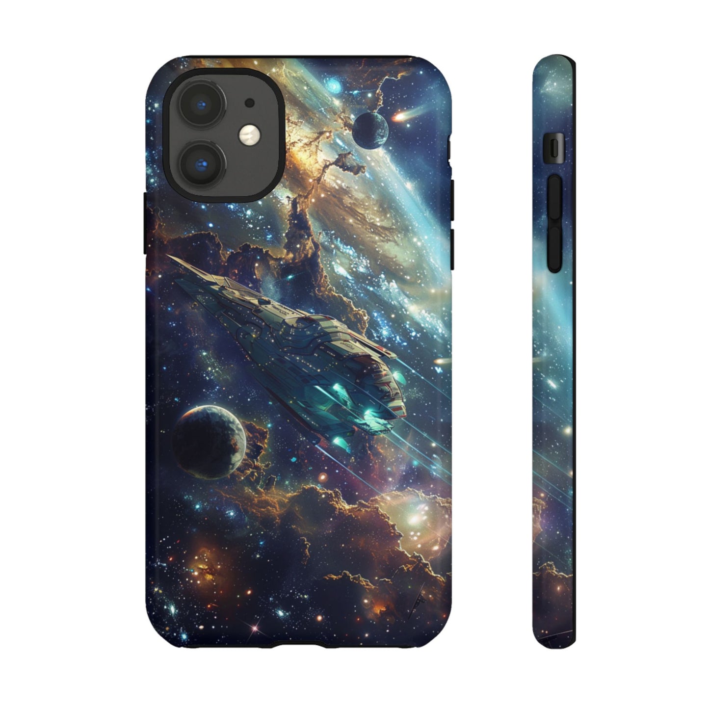 Galactic Voyage: Futuristic Spaceship - iPhone, Google Pixel, Samsung Galaxy