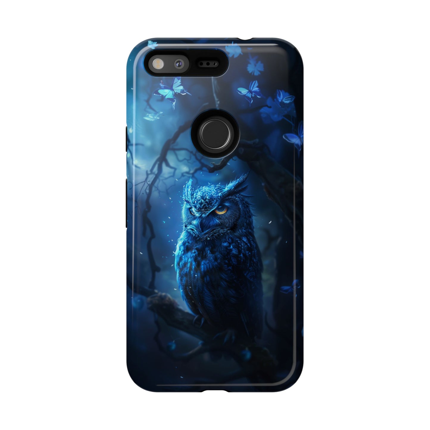 Azure Nocturne Owl – Tough Google Pixel Case