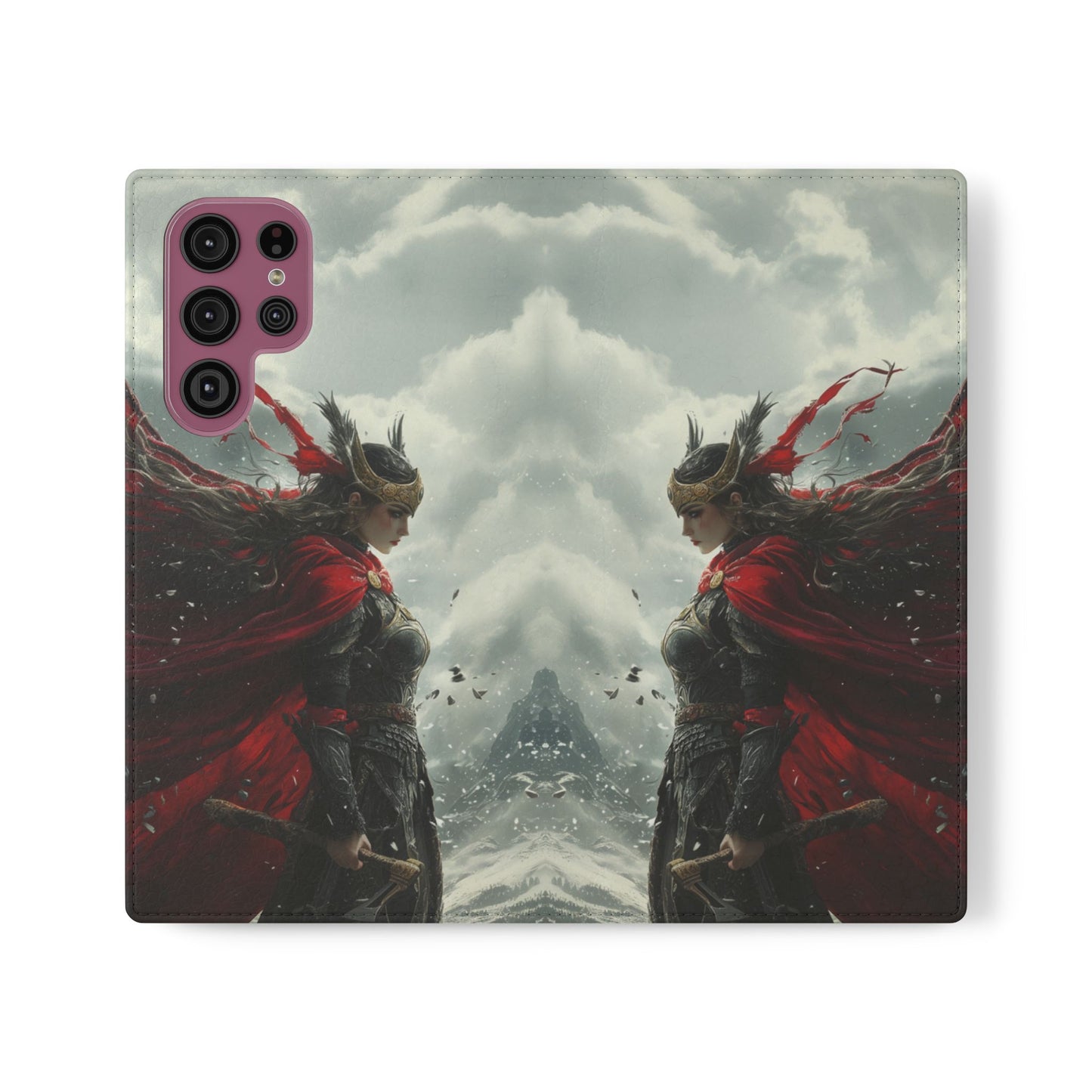 Freya Crimson Valkyrie - Wallet Flip Case