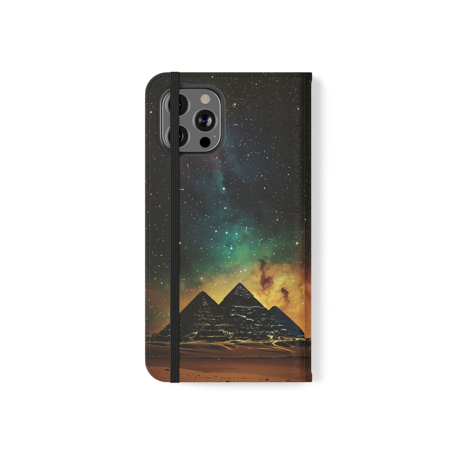 Astral Pyramids - Wallet Flip Case