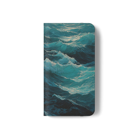 Ocean Waves - Wallet Flip Case